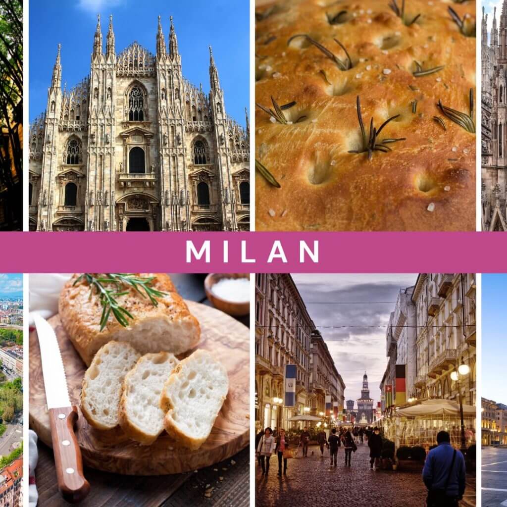 The best bread and luxury hotels in Milan Italy